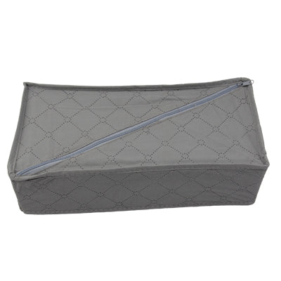 Foldable Box / Bamboo Charcoal Fibre Storage Bag for Bra,Underwear,Necktie,Socks (3 pcs in one packing,the price is for 3 pcs)(Grey)