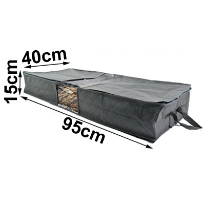 Bamboo Charcoal Bed Bottom Storage Bag, Eliminate the Unusual Smell Storage Box(Grey)