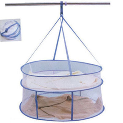 Double Hanging Basket / Windproof Closed Type Double-layer Clothes Basket / Clothes Airing Basket