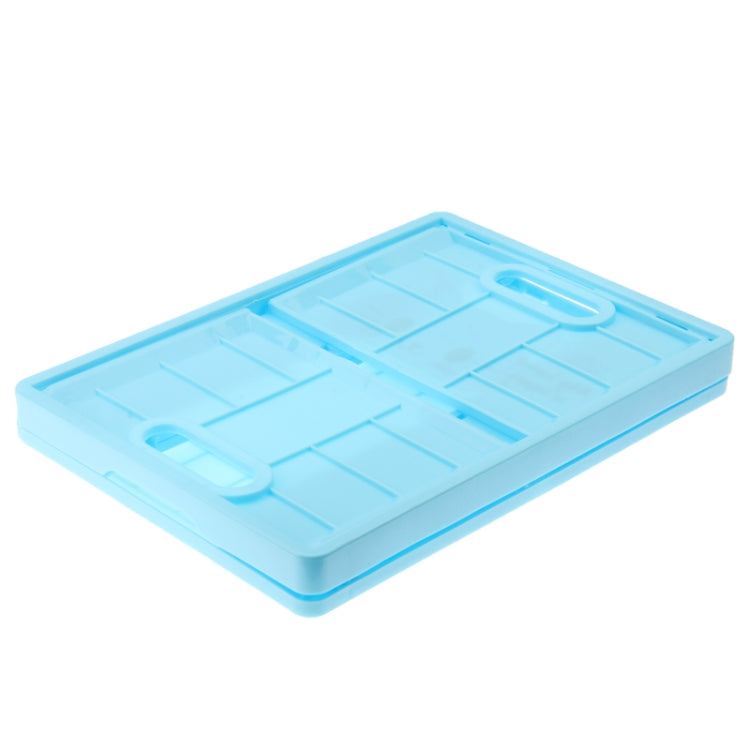 Cartoon Plastic Folding Organizer Storage Box with Paper Lid (BT-2778)(Blue)
