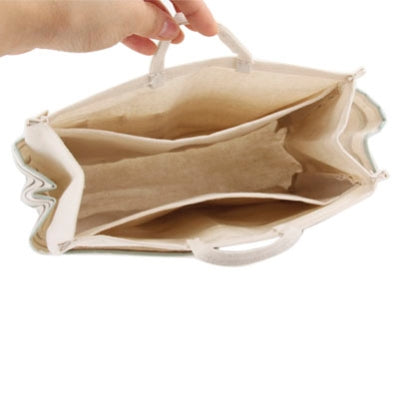 Four Lattice Pattern Storage Jute Bags , Size: 22.5 x 9.5 x 18cm