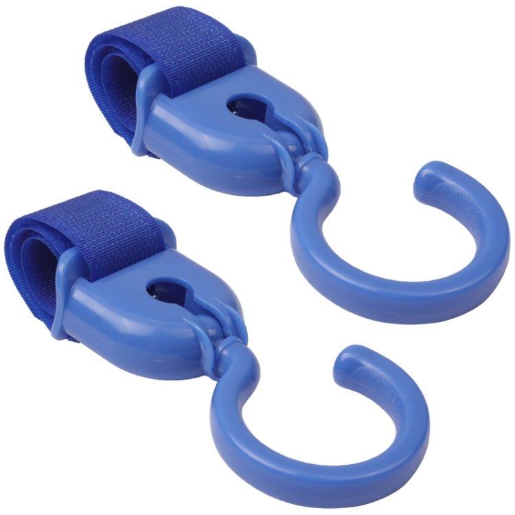 Casualness Hook and Loop Fastener Hook Baby Stroller Hook Adhesive Hook, 2pcs in one packaging, the price is for 2pcs (Random Color Delivery)