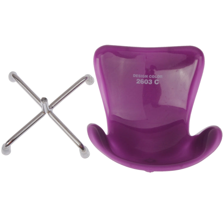 Magic Lovely Chair Style Plastic Storage Rack Cell Phone Holder (Random Color Delivery)