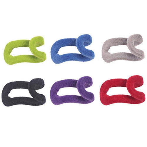 Flocking Hanger Pothook Magic Clothes Rack Space Saving Hanger, Pack of 10 (Random Color Delivery)