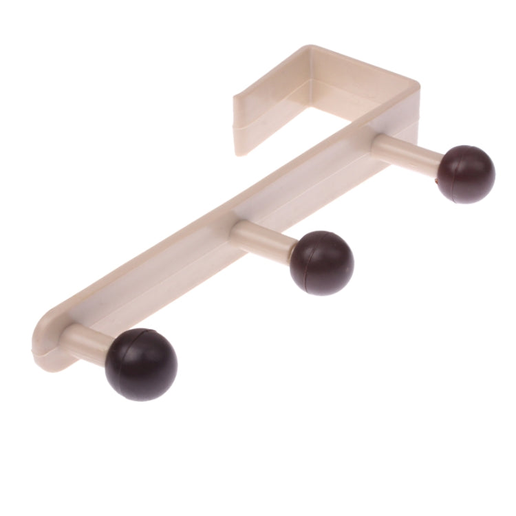 Practical Wooden F Style Hanger / Removable Door Clothes Hook Rack (2pcs in one packaging, the price is for 2pcs)