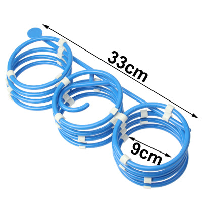 Multifunctional 12 Circular Style DIY Hanger Rack Pothook for Handkerchief Scarf Necktie Scarves