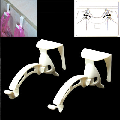Door Back Garbage Bag Hook Hanger Foldable Door Hook Bag Holder