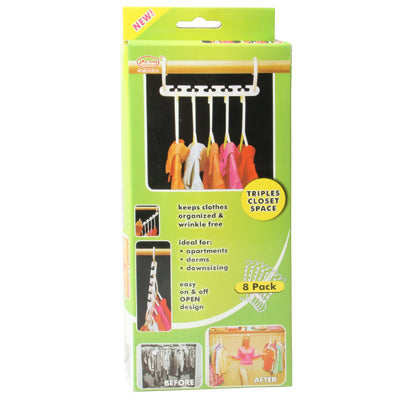 8 pcs Multi-Gruccia Space-saving Hanger