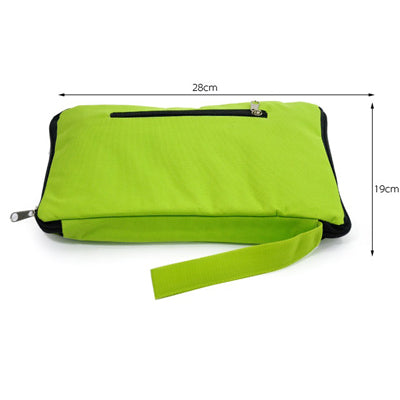 Home Furnishing Portable Foldable Trolley Bag Shopping Bag(Green)