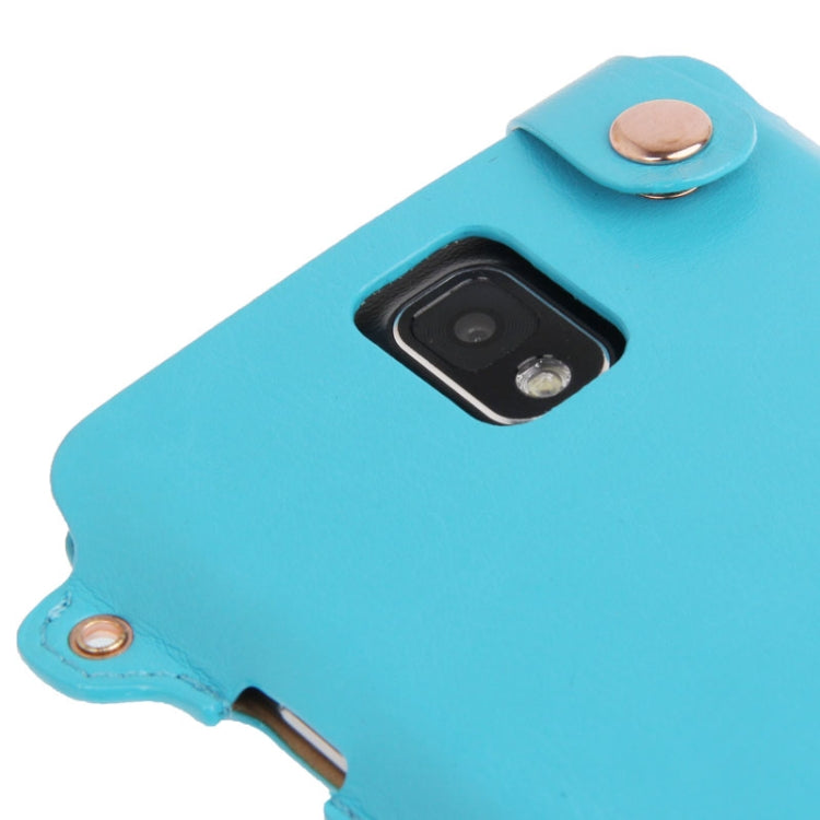 Crazy Horse Texture Touch Screen Vertical Style Leather Case with Lanyard & Earphone Winder for Galaxy Note III / N9000