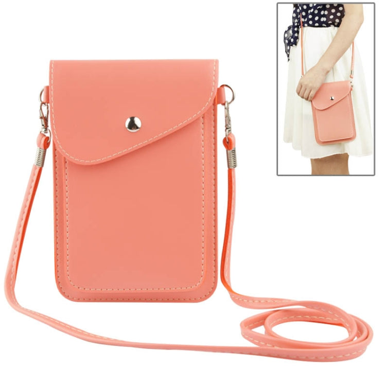 Universal Lichee Pattern Leather Bag with Strap for iPhone 6 & 6SS Plus, Galaxy S6 edge Plus / A8 / Note 5 / Note 4 / Note III / N9000