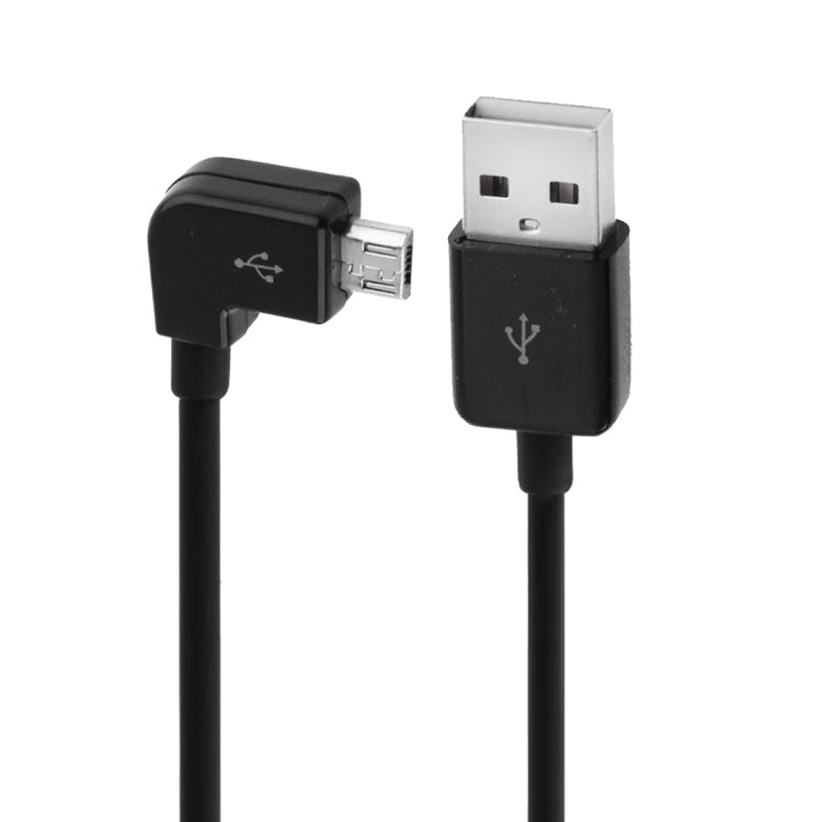 1m 90 Degree Micro USB Port USB Data Cable