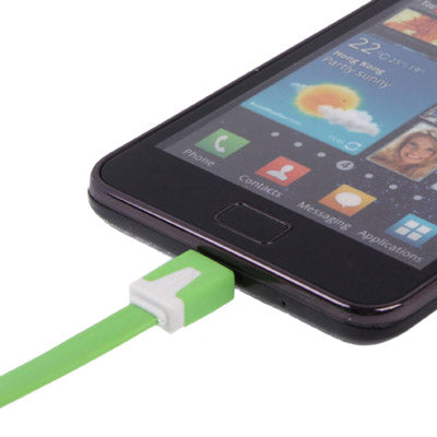 Noodle Style Micro USB Data Sync Charger Cable for Samsung