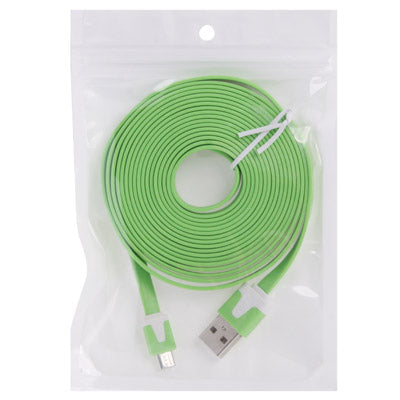 Noodle Style Micro USB Data Sync Charger Cable for Samsung