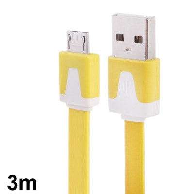 Noodle Style Micro USB Data Sync Charger Cable for Samsung