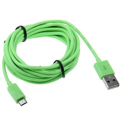 Micro USB to USB Data Sync Charger Cable for Samsung / HTC / LG / Sony / Nokia, Length: 3m
