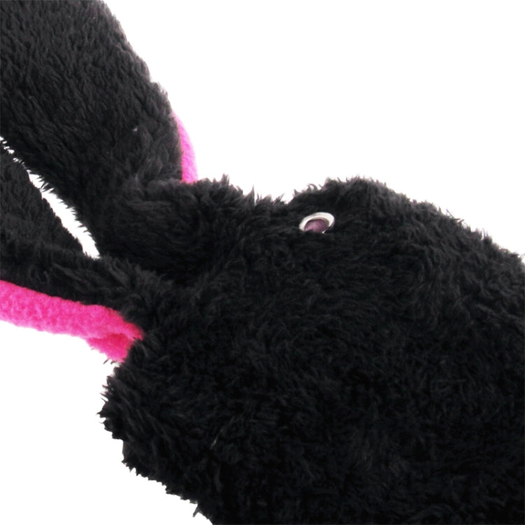 Memo Rabbit Style Suction Cup Plush Doll Case for Galaxy Note III / N9000 (Black)
