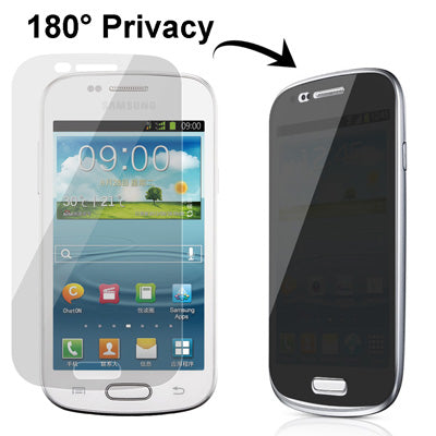 180 Degree Privacy Anti Glare, Anti-ultraviolet LCD Screen Protector for Galaxy SIII mini / i8190