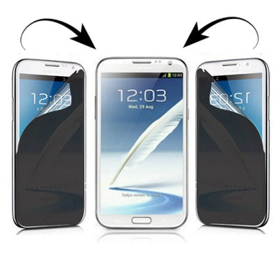 2 Way 180 Degree Privacy Anti Glare, Anti-ultraviolet LCD Screen Protector for Galaxy Note II / N7100 (LG Materials)