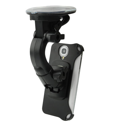 Suction Cup Car Holder, Support 360 Degree Rotation, For Galaxy S IV / i9500(Black)