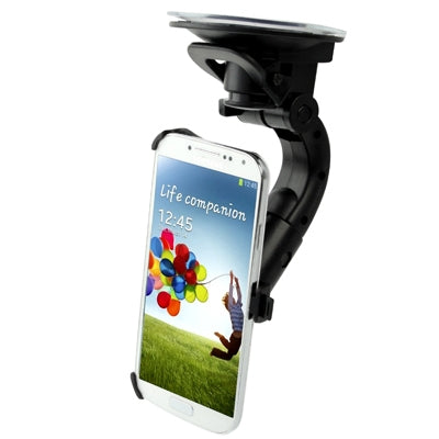 Suction Cup Car Holder, Support 360 Degree Rotation, For Galaxy S IV / i9500(Black)