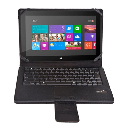 2 in 1 Removable Magnet Bluetooth 3.0 ABS Sleek Keyboard Tablet Case for MicroSoft Surface RT and PRO, Surface 2(Black)