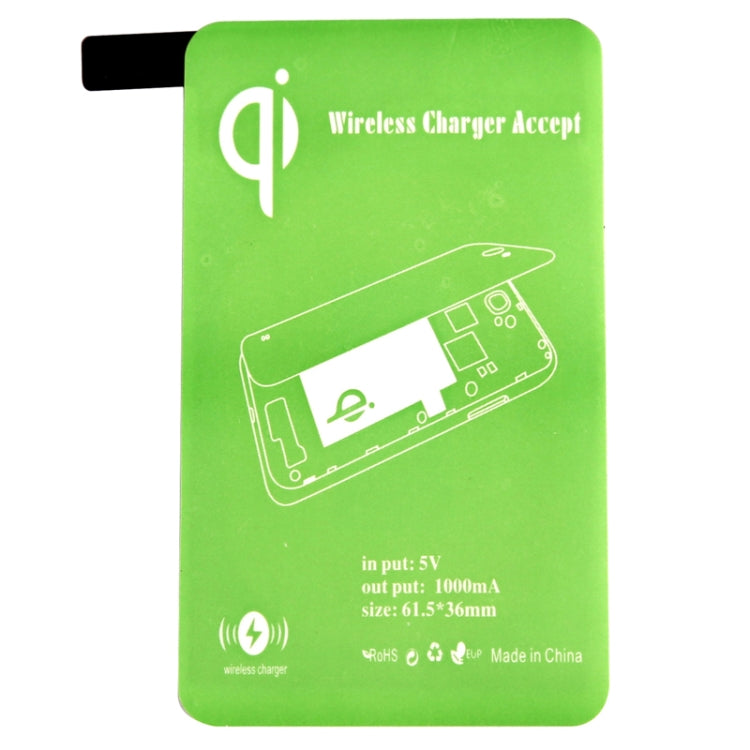 5V 1000mAh Wireless Mobile Charge Receiver, Applies for Qi Standard, Special Design for Galaxy S5 / G900