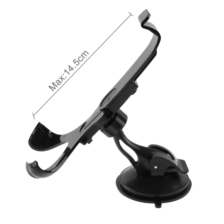 Suction Cup Car Stretch Holder, Height: 130-145mm, For iPhone, Galaxy, Huawei, Xiaomi, Lenovo, Sony, LG, HTC and Other Smartphones(Black)