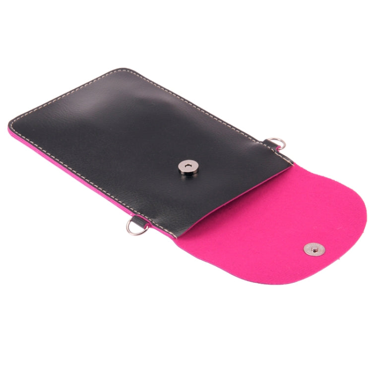 Universal Lichee Pattern Leather Bag with Strap for Galaxy Note III / N9000