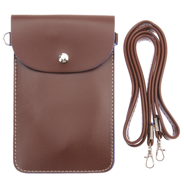 Universal Lichee Pattern Leather Bag with Strap for Galaxy Note III / N9000