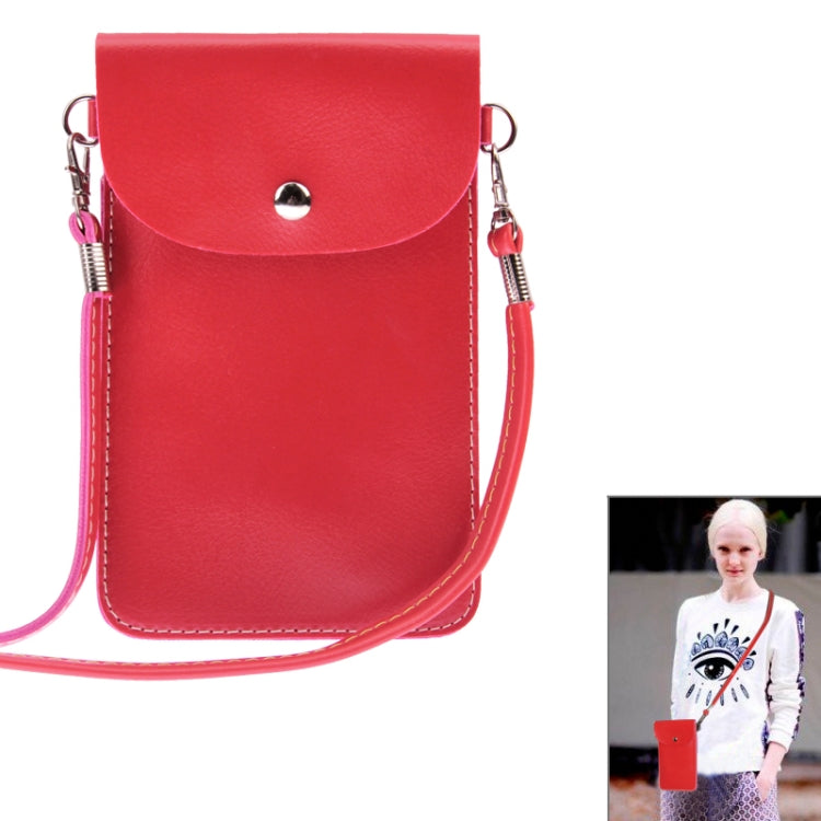 Universal Lichee Pattern Leather Bag with Strap for Galaxy Note III / N9000