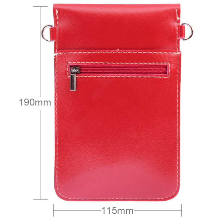 Universal Lichee Pattern Leather Bag with Strap for Galaxy Note III / N9000