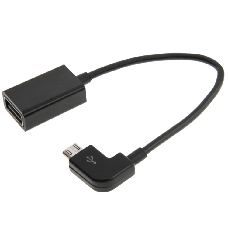 12cm 90 Degree Micro USB OTG Connection Cable