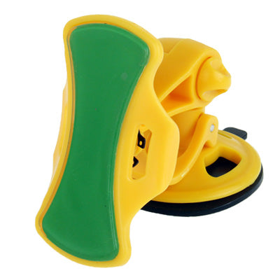 Universal 360 Degree Rotatable Suction Cup Car Holder, For iPhone, Galaxy, Huawei, Xiaomi, Google, Sony and other Smartphones(Yellow)