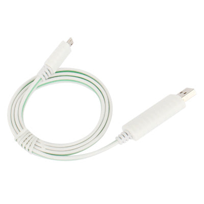 80cm Baby Blue Visible Light USB Sync Data / Charging Cable, for Galaxy S IV / i9500, HTC One / M7, Nokia Lumia 925 / 920 / 520, LG Optimus G Pro, Length: 80cm(Baby Blue)