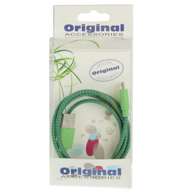 Nylon Netting Style Micro 5 Pin USB Data Transfer / Charge Cable for Galaxy S IV / i9500 / S III / i9300 / Note II / N7100 / Nokia / HTC / Blackberry / Sony, Length: 1m