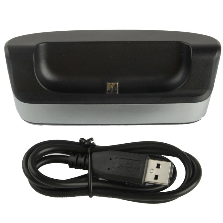 Desktop Charger Cradle for Galaxy Mega 5.8 / i9150 / i9152(Silver)