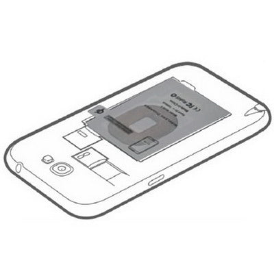 5V 1000mAh Qi Standard Wireless Mobile Charger Receiver, Special Design for Galaxy Note II / N7100