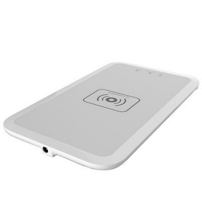 Q9 QI standard Wireless Charger Transmitter, For iPhone 8 / 8 Plus / X & Samsung / Nokia / LG / HTC(White)