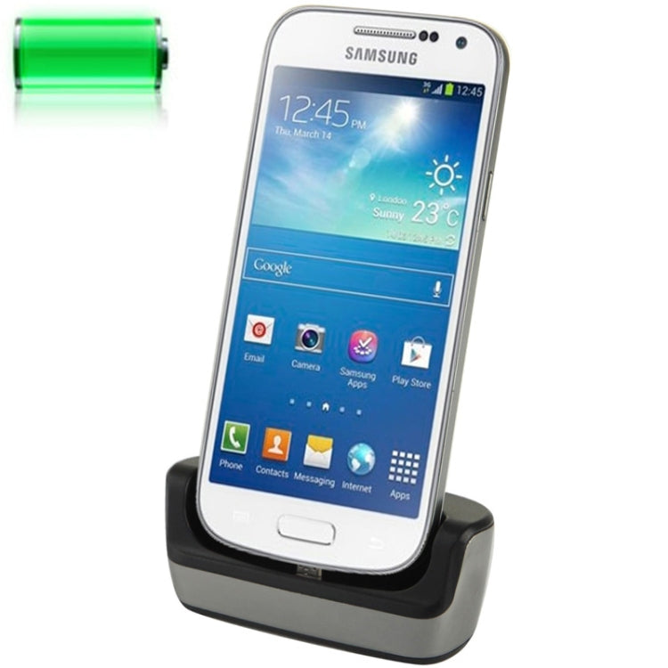 Desktop Charger Cradle for Galaxy S IV mini / i9190 / i9192 (Silver)