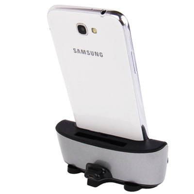 Dual Sync Charger Dock Cradle for Galaxy Note II / N7100(Black)