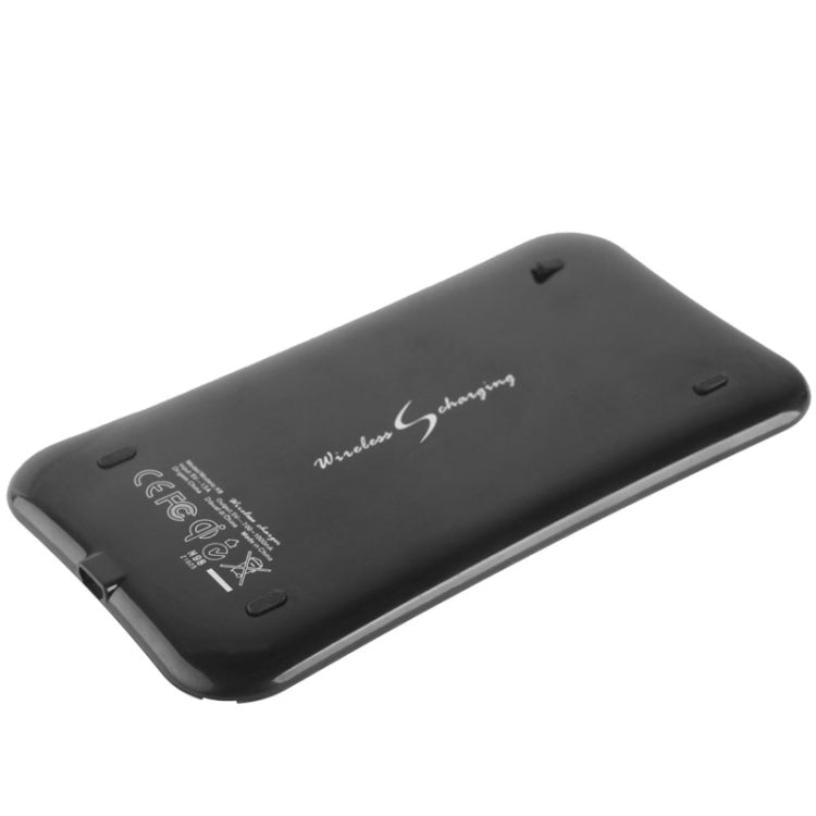 K8 Pure Power Qi Standard Ultra Slim Wireless Charge Mat, For iPhone 8 / 8 Plus / X & Nokia Lumia 920 / 1020, Galaxy Galaxy S8 / S8 Plus / Note II / N7100 etc.(Black)