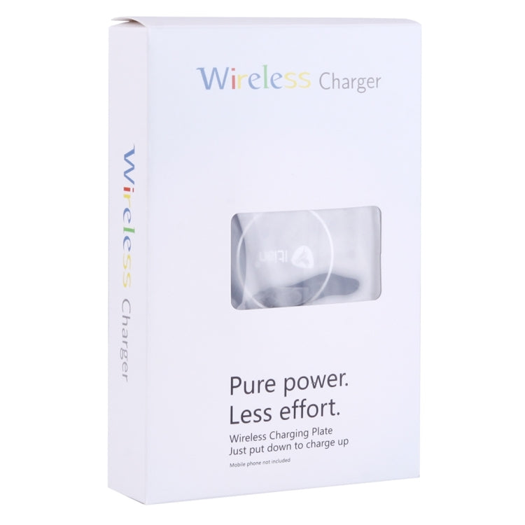 K8 Pure Power Qi Standard Ultra Slim Wireless Charge Mat, For iPhone 8 / 8 Plus / X & Nokia Lumia 920 / 1020, Galaxy Galaxy S8 / S8 Plus / Note II / N7100 etc.(Black)