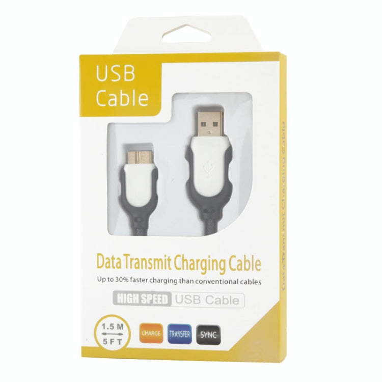 High Quality High-speed USB 3.0 Sync Data / Charging Cable for Galaxy S5 / G900, Note III / N9000, Length: 1.5m, KS-U338(White)