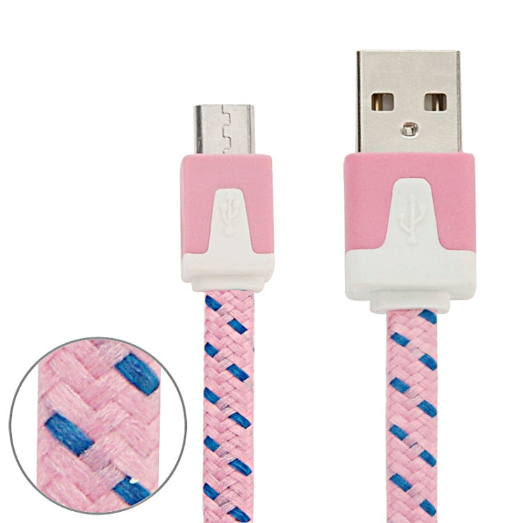2m Woven Style Micro USB to USB Data / Charging Cable