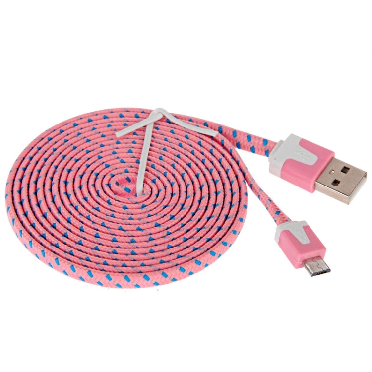 2m Woven Style Micro USB to USB Data / Charging Cable