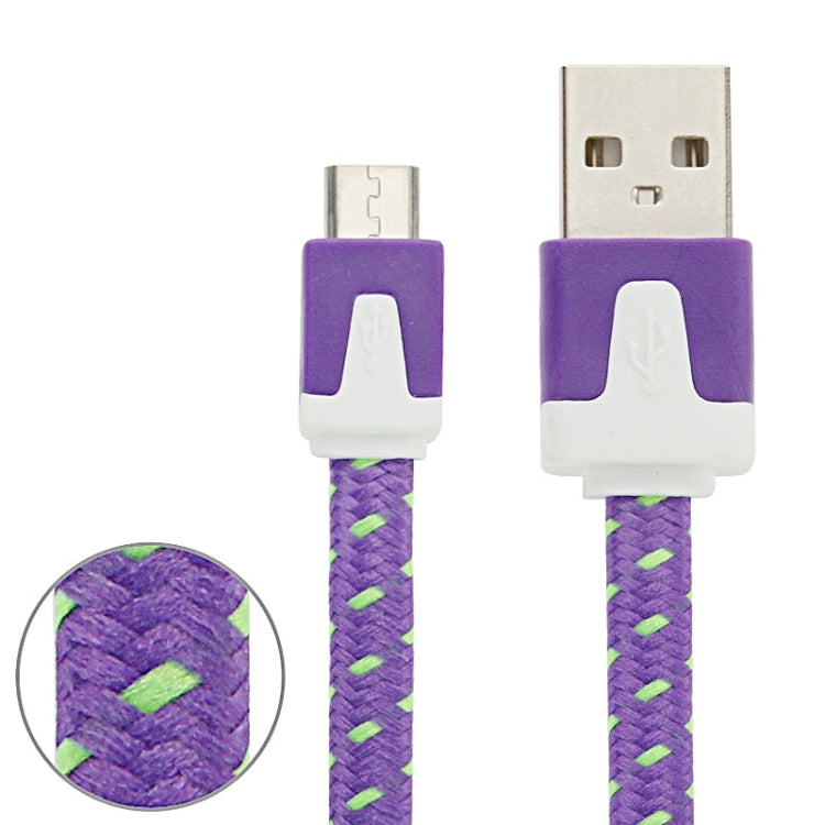 2m Woven Style Micro USB to USB Data / Charging Cable