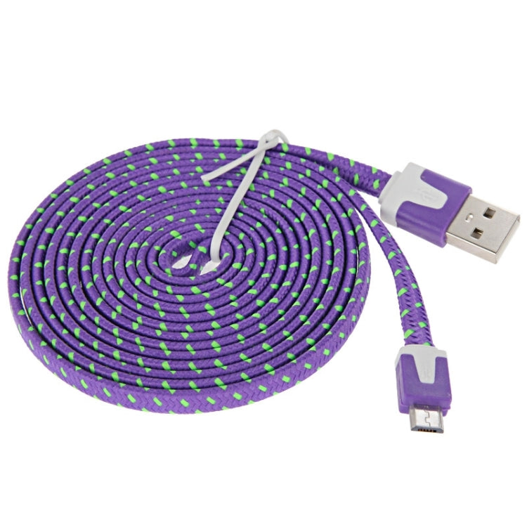 2m Woven Style Micro USB to USB Data / Charging Cable