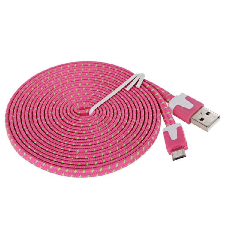 3m Woven Style Micro USB to USB Data / Charging Cable for Samsung Galaxy S7 & S7 Edge / LG G4 / Huawei P8 / Xiaomi Mi4 and other Smartphones
