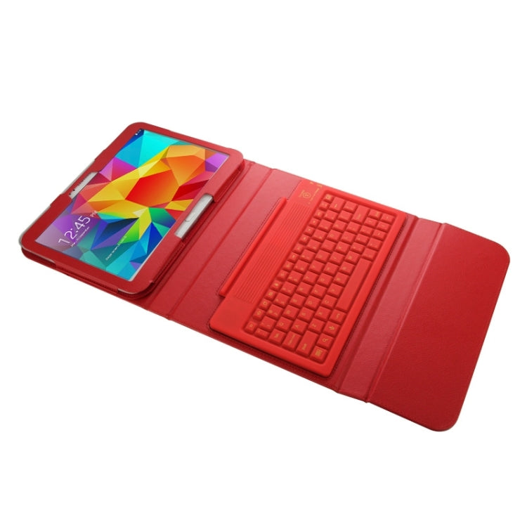 Bluetooth 3.0 Keyboard Leather Tablet Case with Holder for Galaxy Tab 4 10.1 / T530